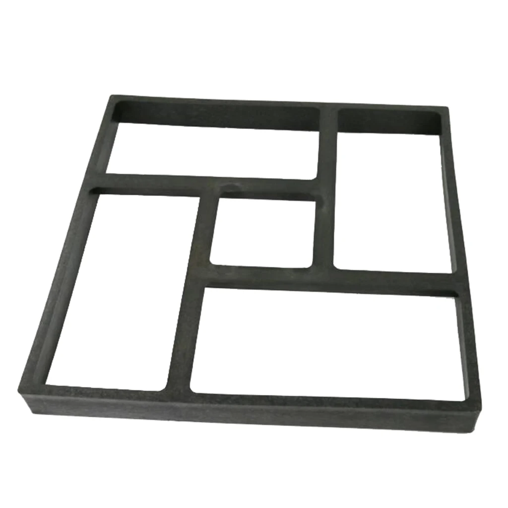 Home Garden DIY Plastic Molded Paving Mold Pathmate Maker Mould 40x40cm