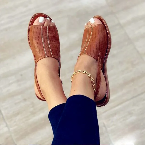 2020 New Women Slippers Shoes Women Sandals Genuine Leather Comfy Platform Flat Sole Ladies Soft Big Toe Foot Correction Sandal