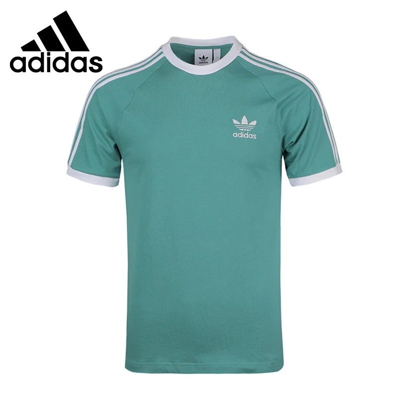 adidas originals 3 stripes t shirt green