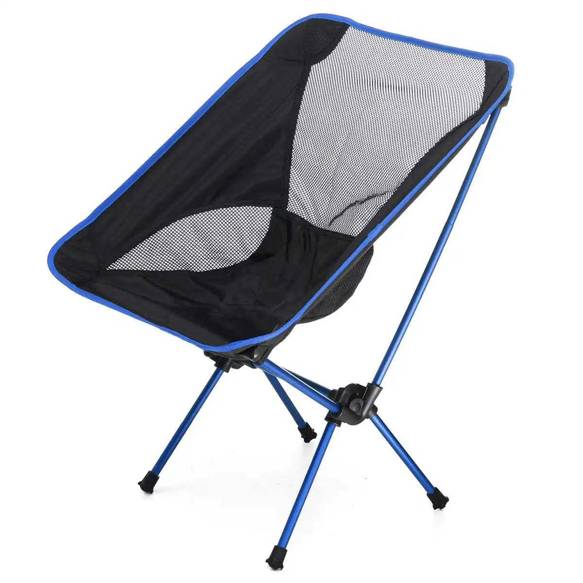 Сиденье с рюкзаком для рыбалки, пикника, барбекю, велоспорта, туризма, стул, открытый портативный складной табурет для кемпинга, складной стул для рыбалки - Цвет: Blue