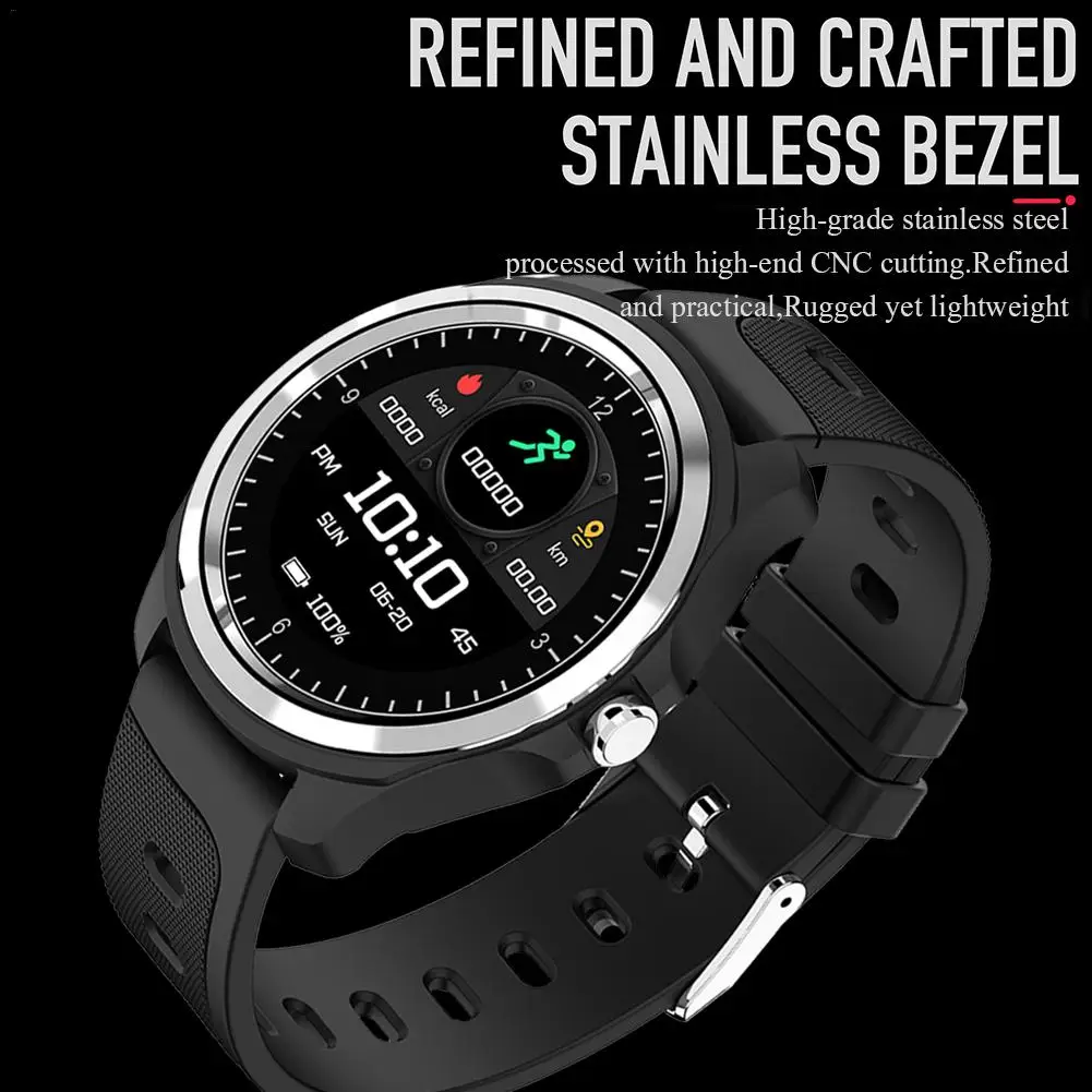 

KW05 Sports Smart Watch Bracelet Blood Pressure Blood Oxygen Heart Rate Sleep Monitor HD Bluetooth Call PK V12 For iPhone Xiaomi