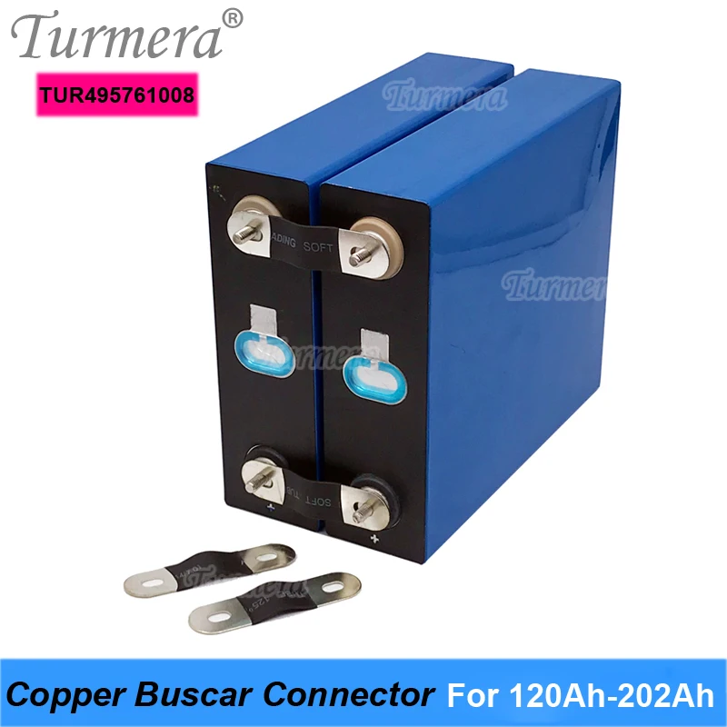 

Copper BusBars Connector for 3.2V Lifepo4 Battery 120Ah 150Ah 202Ah Apply to Solar System and Uninterrupted Power Supply Turmera