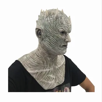 

2020 New King Factory mask Direct Hot Sale Movie Halloween Party Costume Toys Latex Realistic Night's King Game of thrones mask