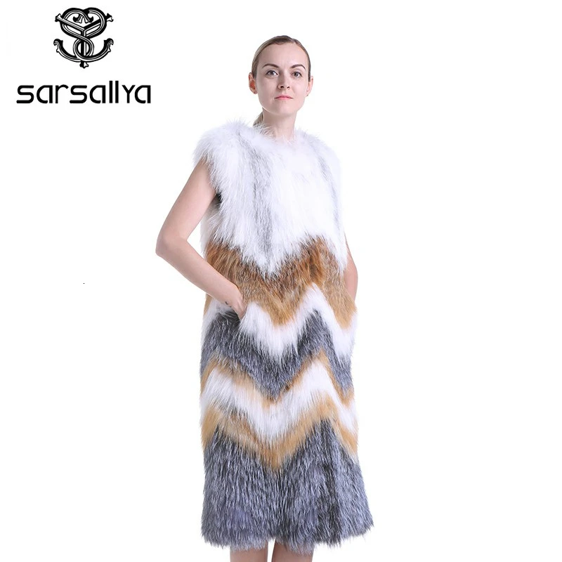 Sarsallya Klassieke Mode Vos Bont Vest, Winter Echt Bont Vest Vrouwen, Gebreide Vest Vrouwen, verkopen Goed Vest Vos Sarsallya Klassieke Mode Vos Bont Vest, Winter Echt Bont Vest Vrouwen, Gebreide Vest Vrouwen, verkopen Goed Vest Vos