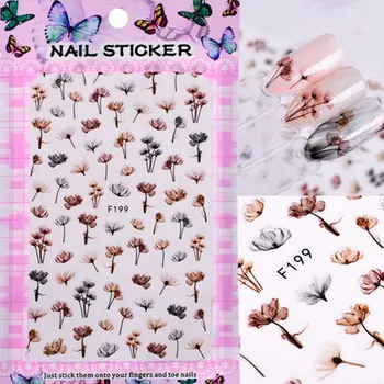 

Beautiful 3D DIY Nail Art Stickers Nail Art Decorations Stickers Nail Polish Art Tool Nail Art Decals