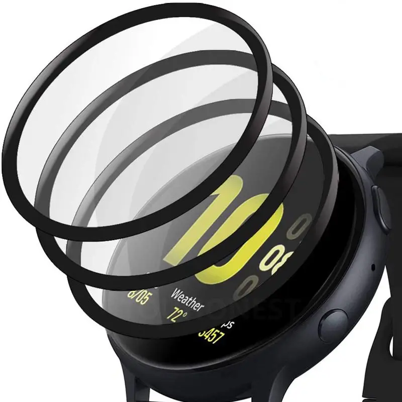 Защитная пленка для Samsung Galaxy Wacth Active 2 40 мм 44 полное покрытие мягкая Fitbit Versa V2 экран