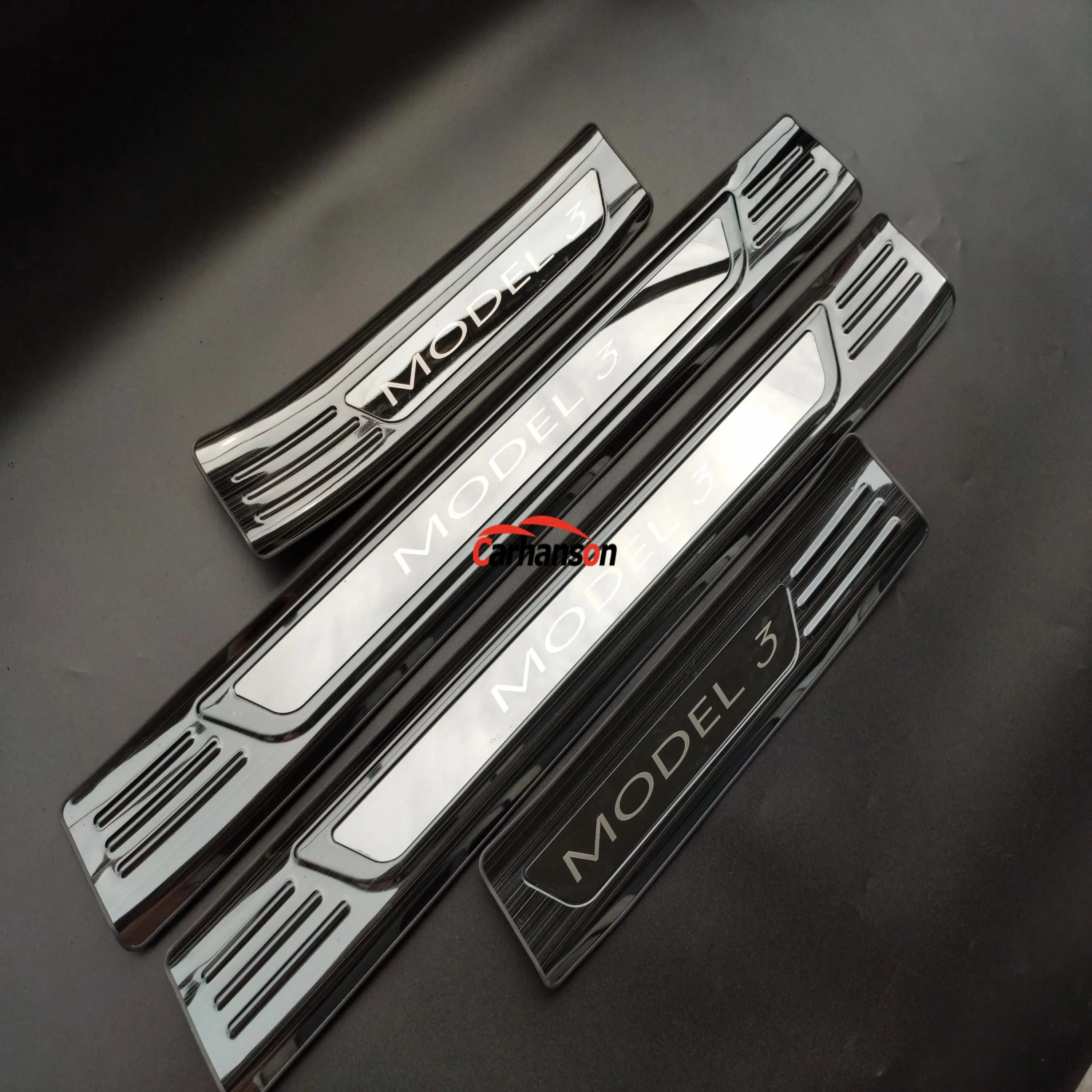 Накладка на порог для Tesla Model 3 защитная наклейка из нержавеющей стали аксессуар