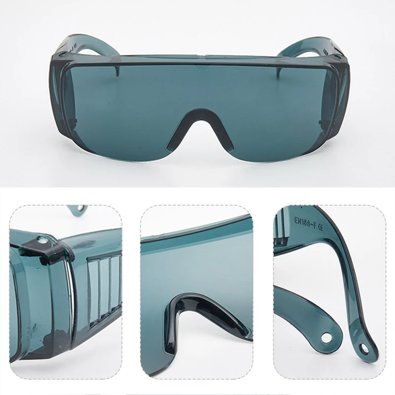 Safety Protective Glasses Dustproof And Chemical Goggles Red Laser Goggles 340-1250nm Wide Absorption