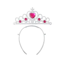 Kristall Tiara Cosplay Königin Prinzessin Krone Urlaub Partei Geschenke Schöne Lebendige Prinzessin Mädchen spielzeug für mädchen brinquedos menina(China)