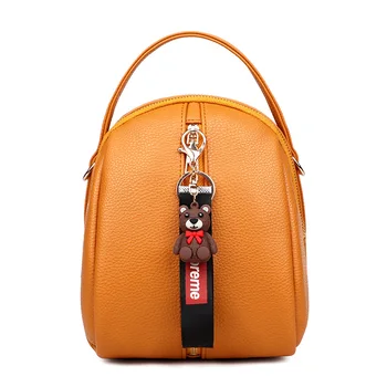

Spring and summer new bear shoulder bag wild fashion shoulder portable PU female bag female models girl bag ladies shoulder bag