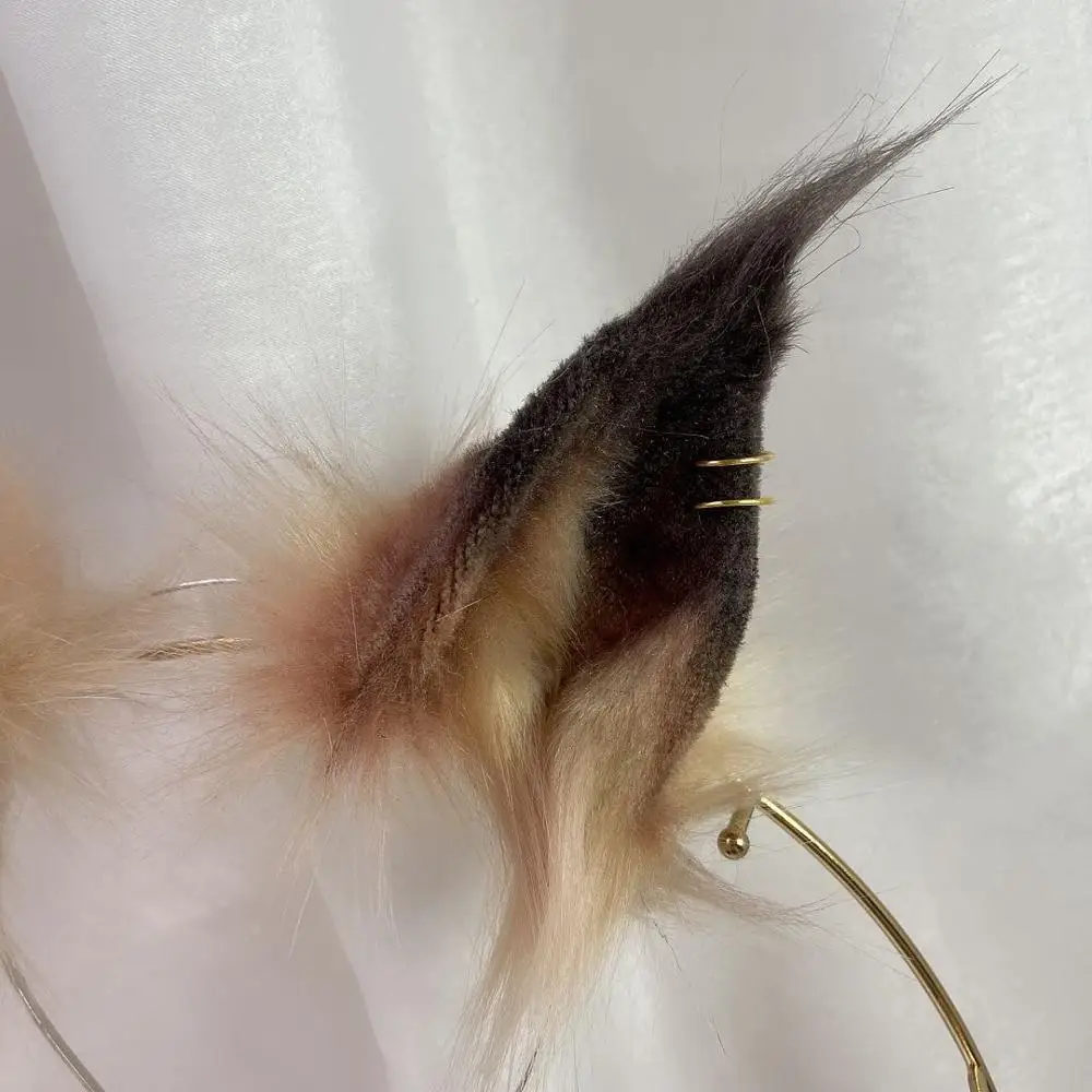 New Squirrel Anime Beast Ear Beast Tail Wolf Ear Cat Ear Fox Ear Headband Custom COSPLAY