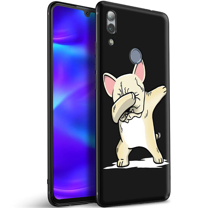 Силиконовый чехол с французским бульдогом для Huawei Honor V30 30 8 8A 8X 8C 9 9X 10 Note View 20 20S Pro