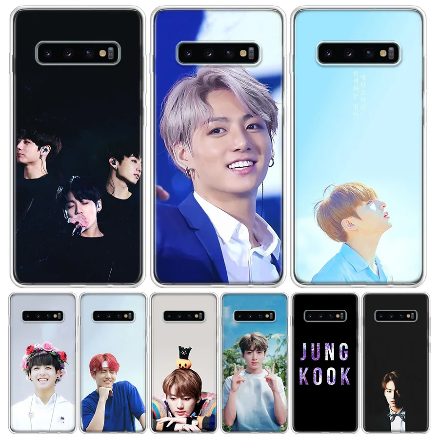 Jungkook Kpop крышка чехол для телефона для samsung Galaxy S10+ Note 10 9 8 S9 S8 J4 J6 J8 плюс S7 S6 корпус под плетенную сумку