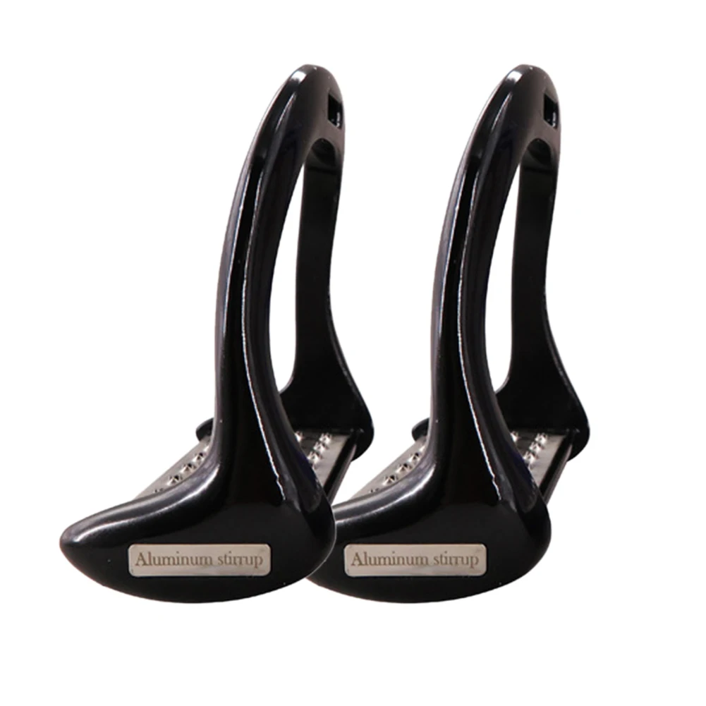1 Pair Equipment Thickened Aluminium Alloy Anti Slip Treads Pedal Outdoor Sports Riding Equestrian Safety Horse Stirrups Durable