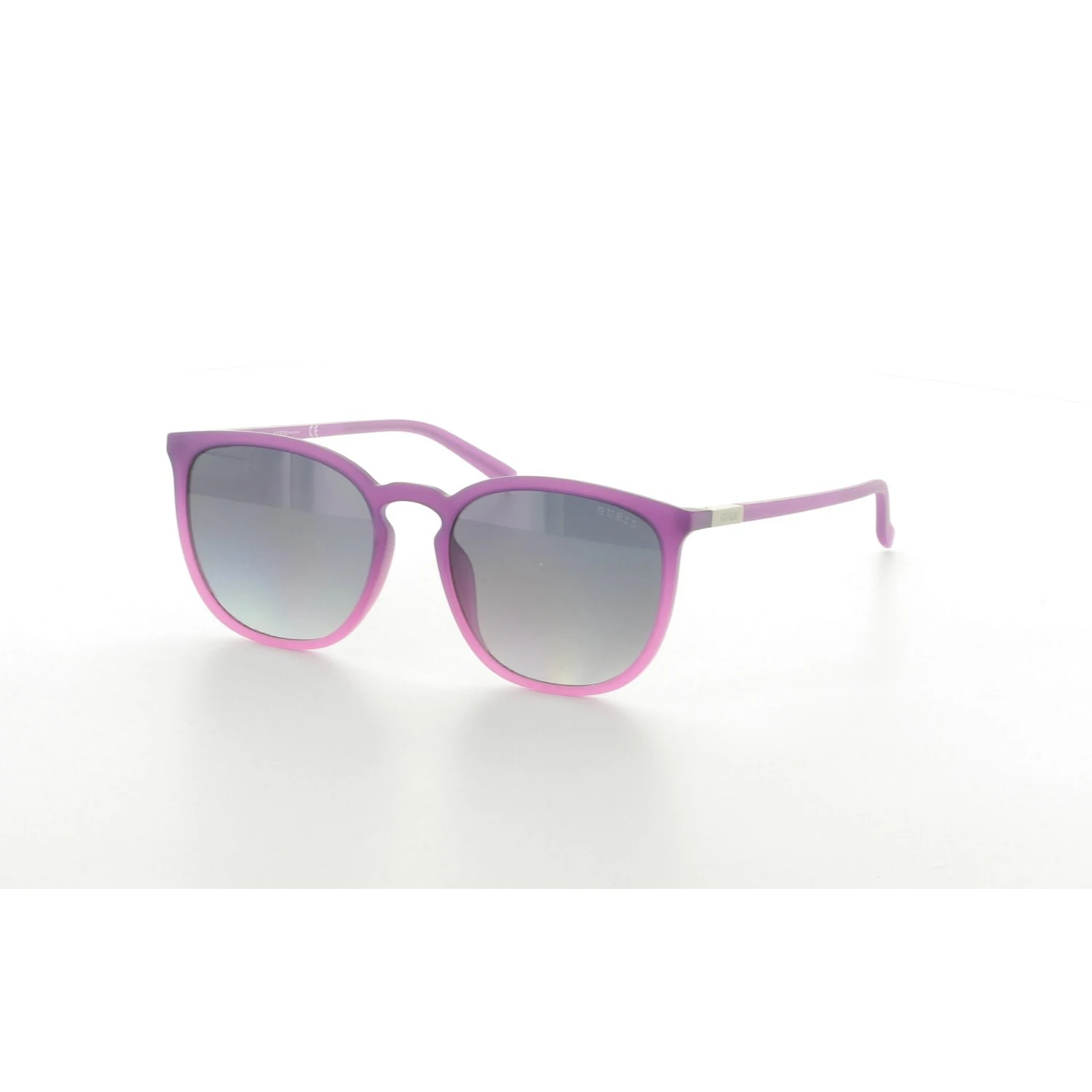 

Women's sunglasses gu 3020 83b bone purple organic rectangle rectangular 56-19-140 guess