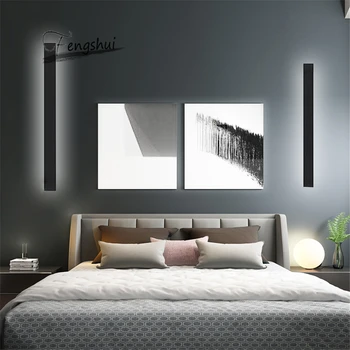 

Modern Bedroom Bedside LED Wall Lamp Living Room Background LED Wall Light Corridor Aisle Stairs Long Mirror Front Lamp Lighting