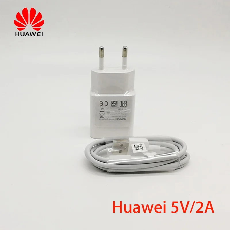 Оригинальный адаптер питания для зарядного устройства huawei 5V 2A p8 y6 y9 mate 7 8/9 lite/10 lite