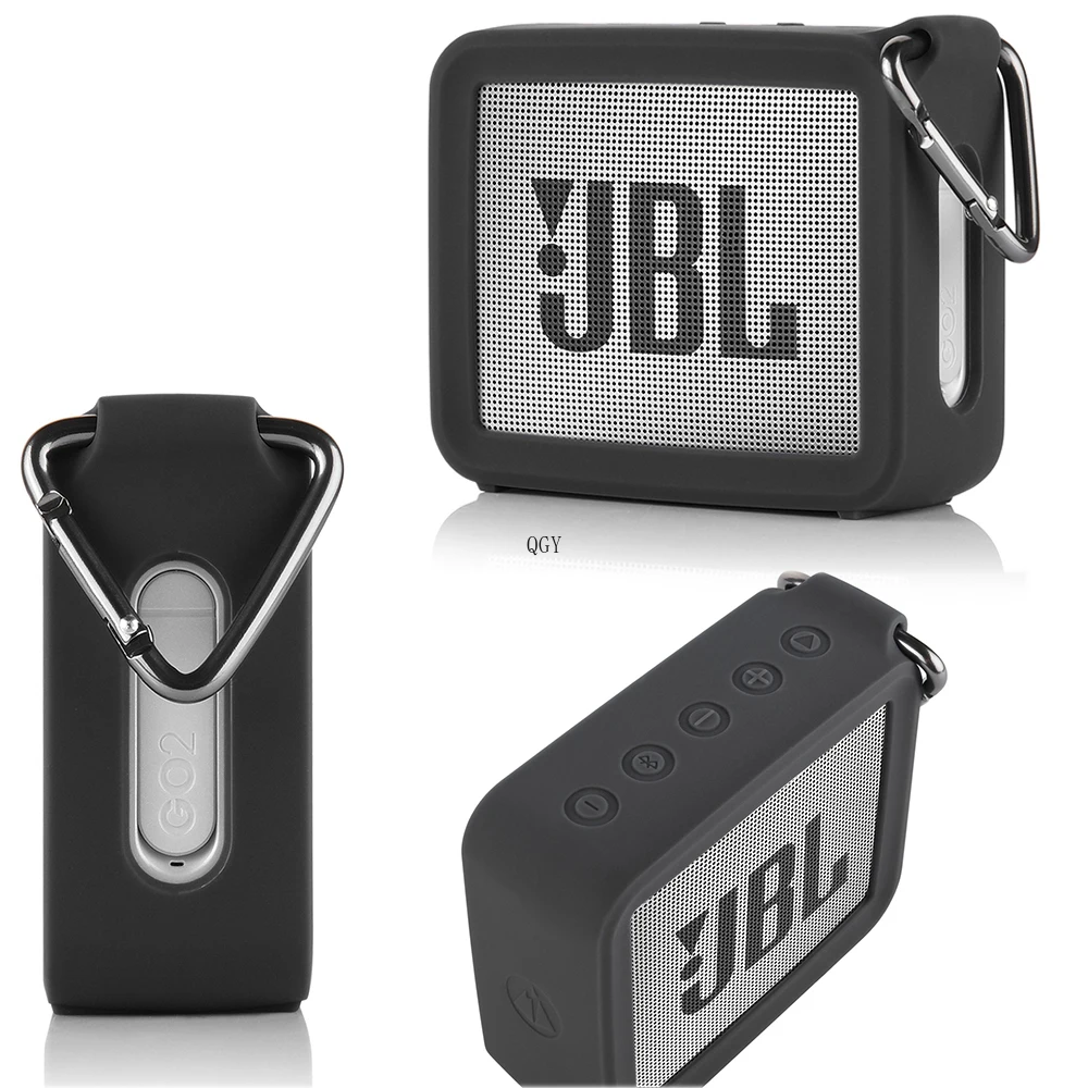 Funda de silicona para JBL GO 2, Original, portátil, Gel de sílice suave, Funda de almacenamiento