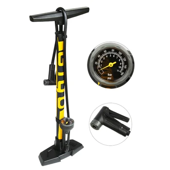 

High Pressure Bike Floor Pump 160PSI Bicycle Pump with Pressure Gauge For Presta and Schrader Valve Cycling Accessories