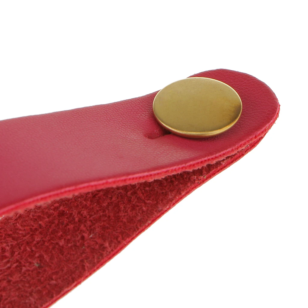 2pcs Microfiber Leather Strap Hook Button for Acoustic/Folk/Classic Guitar