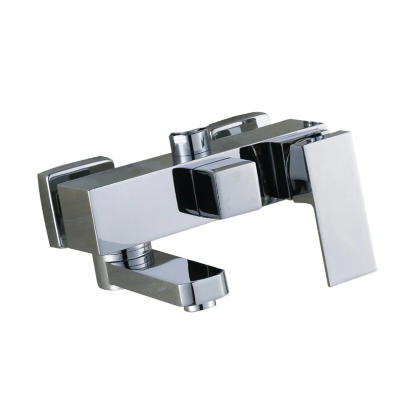 Bathroom Shower Mixer WallMounted Brass Mixer 3 Functions Shower Mixer