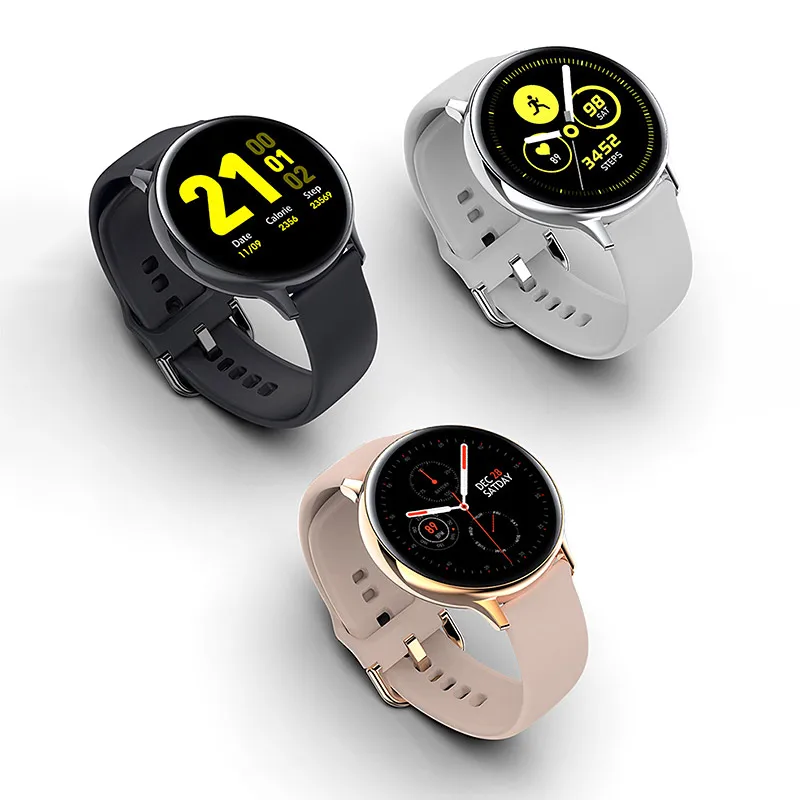 

S30 Smart Watch Measuring Heart Rate, Blood Pressure Body Temperature ECG Exercise Step Silicone Strap Compatible With Bluetooth