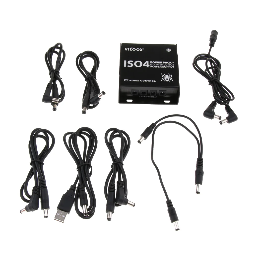 

Practical Metal 4 Fully Isolated Effects Power Supply with Cables ISO4-SE