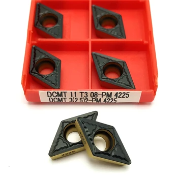 

tungsten carbide DCMT11T308 PM 4225 Internal Turning Tools Carbide insert Lathe cutter Tool DCMT 11T304 PM 4225 turning insert