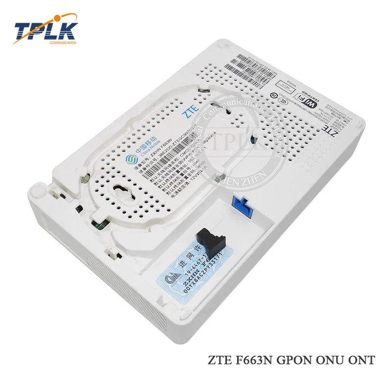 1 шт. оригинальный новый ZTE F663N GPON ONU/ONT с 1GE + 3FE 1tel wifi USB английская версия SC UPC разъем