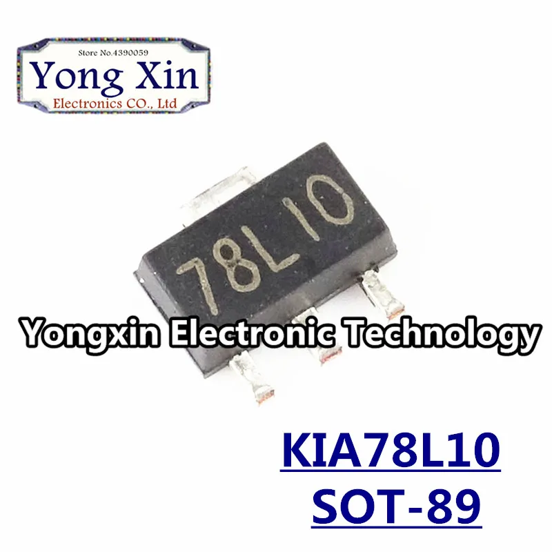Transistor KIA78L10 SOT 89 SMD, 50 Uds.|Conectores| - AliExpress