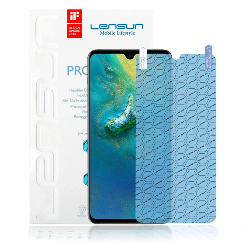 Нано пленка LENSUN для Huawei Mate 30 pro защита экрана|Защитные стёкла и плёнки| |
