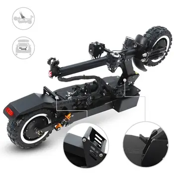 

GUNAI 11 inch Electric Scooter 60V24Ah 3200W double drive Marquee with 40A+40A controller