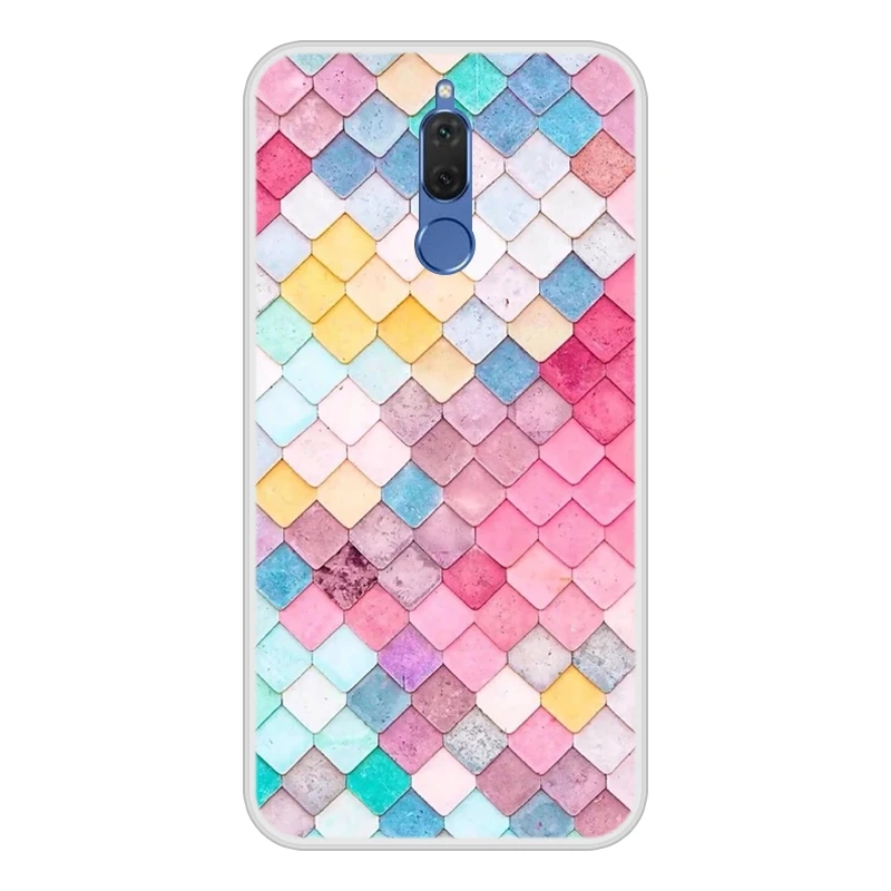 Чехол для huawei nova 2i Мягкий Силиконовый ТПУ шикарный узорчатый чехол для телефона huawei nova 2i чехол - Цвет: No.23