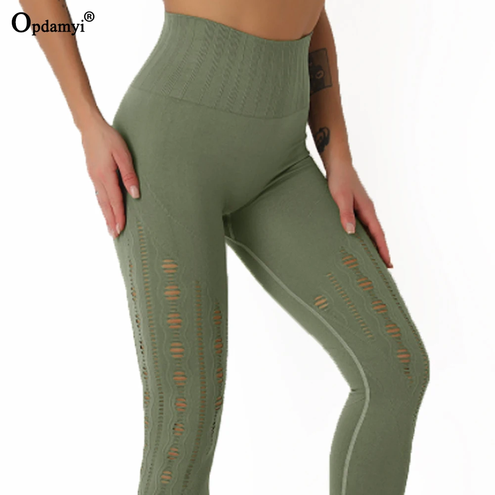 

Бесшовные штаны для йоги женские леггинсы для тренажерного зала для фитнеса пуш-ап с высокой талией для тренировок Женские Дышащие ажурные спортивные колготки брюки