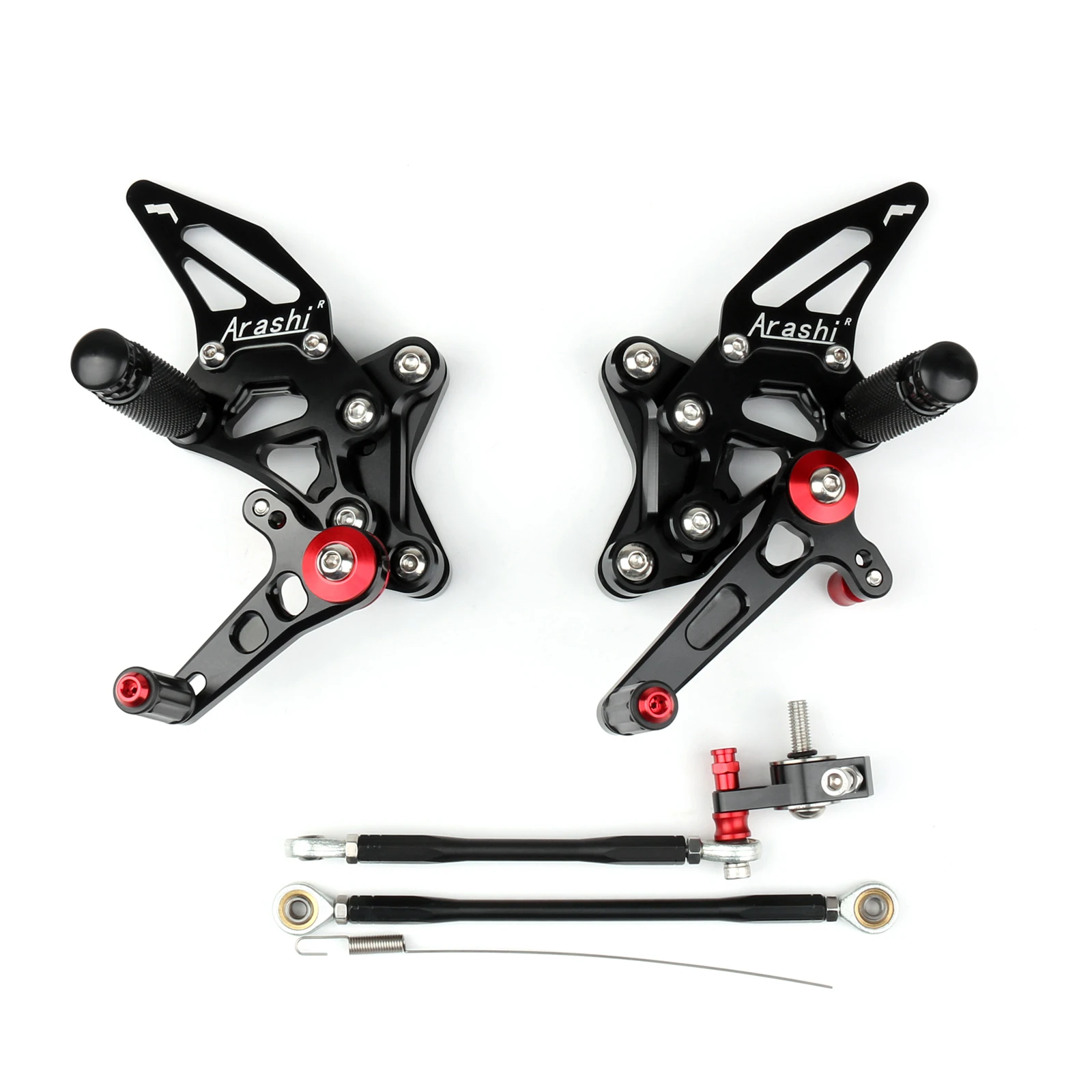 Areyourshop для Ducati 848/848EVO 1098/1098 S/1098R 1198 Rearset задний Набор подножки Регулируемые подножки аксессуары для двигателя