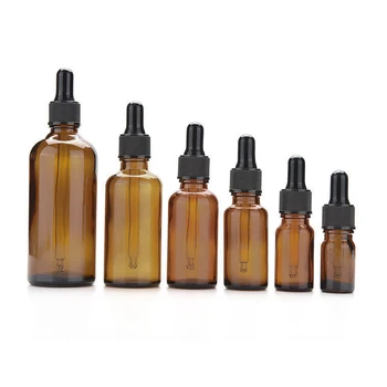 

1PCS 5-50ml Amber Glass Liquid Reagent Pipette Bottle Eye Dropper Drop Aromatherapy Selling