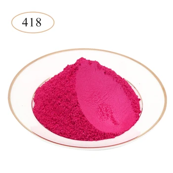 

Type 418 Pigment Pearl Powder Mineral Mica Dust DIY Dye Colorant for Soap Automotive Eye Shadow Art