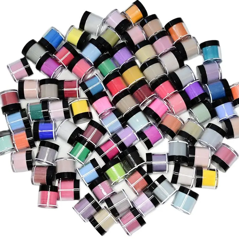 90Colors Fast Dry Nail Dipping Powder Acrylic Random Color 3 in 1 French Nails Match Color Gel Polish Nail Lacuqer Dip Powder nail powder acrylic nail powder