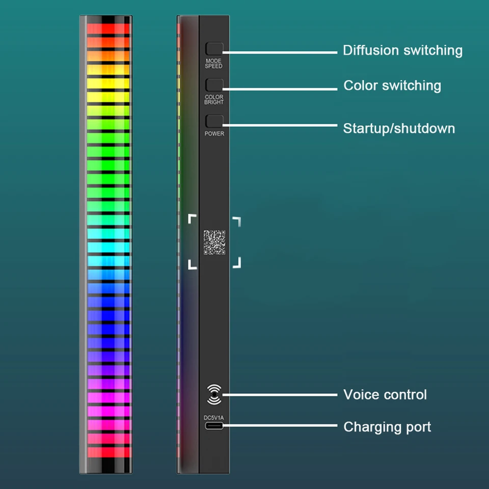 RGB Music Sound Control LED Strip Light
