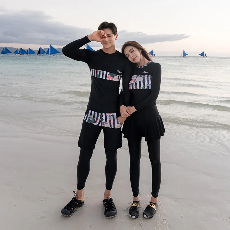 Women's Swimsuits Separate May Beach 2020 Wear Swimming Trunks Swimsuit Woman Female Long Sleeve Pants Drying Outdoor Garment Women's Swimsuits Separate May Beach 2020 Wear Swimming Trunks Swimsuit Woman Female Long Sleeve Pants Drying Outdoor Garment