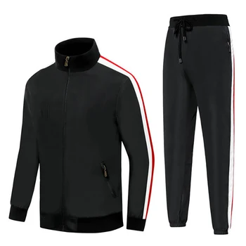 

Men's big pony polo Sportswear Sets Autumn Winter Male Casual Tracksuit homme 2 Piece jacket + pants Set