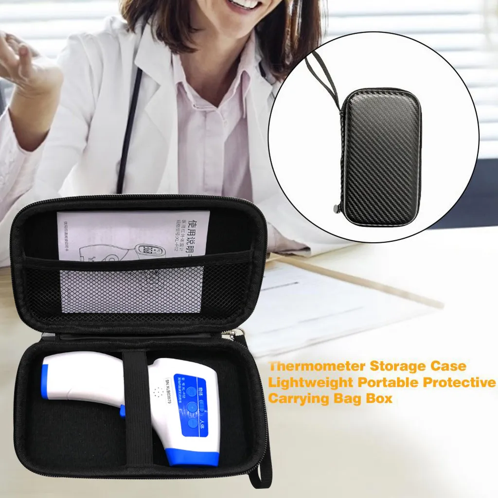 

Forehead Thermometer Ear Storage Bag еѬмомеѬ иѬовой Termometro Digital Protective Box Portable Handbag