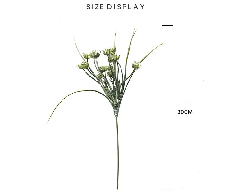 Small grass greens fake plants flower arrangement accessories plastic Artificial flower home decoration DIY Faux foliage wreath