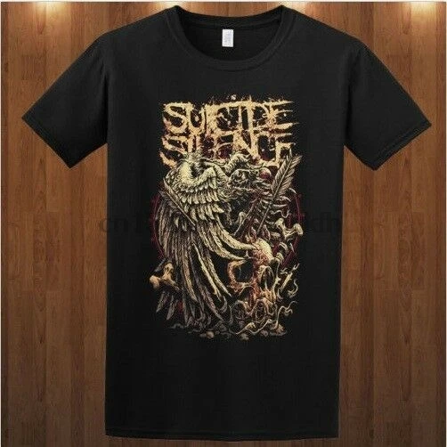 SUICIDE SILENCE tee deathcore band All Shall Perish T-shirt S M L XL 2XL 3XL | Мужская одежда