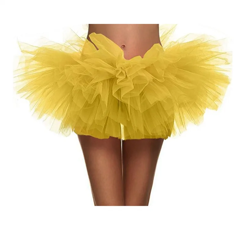 yellow tutu skirt for adults