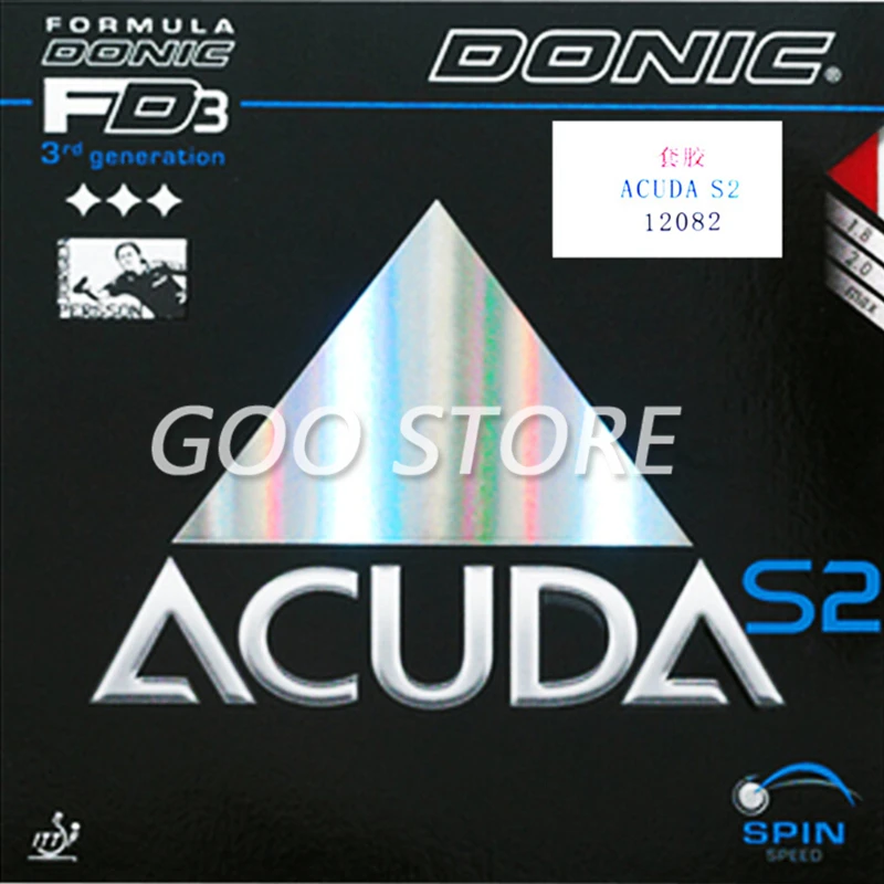 

DONIC ACUDA S2 Table Tennis Rubber Fast Attack Loop pimples in with sponge ping pong tenis de mesa