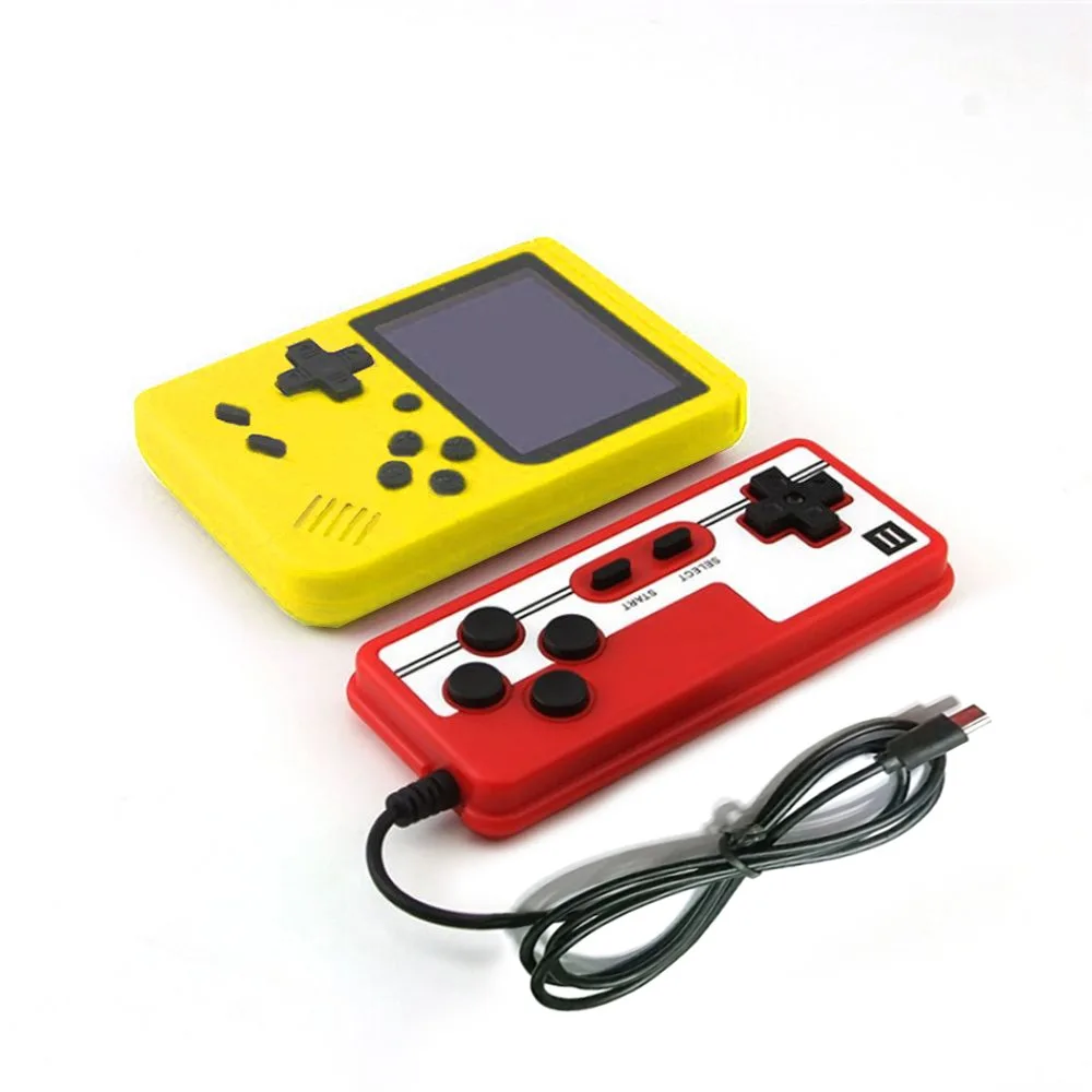 800 Retro Console Double Handheld Game Player Battery 3.0 Inch LCD Built-in 400 Video Games Gift for Kids Classic Videoconsolas 