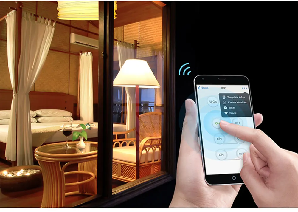 Broadlink TC2 WiFi переключатель Сенсорная панель US AU стандартный настенный выключатель света приложение управление через Broadlink RM Pro умный дом автоматизация