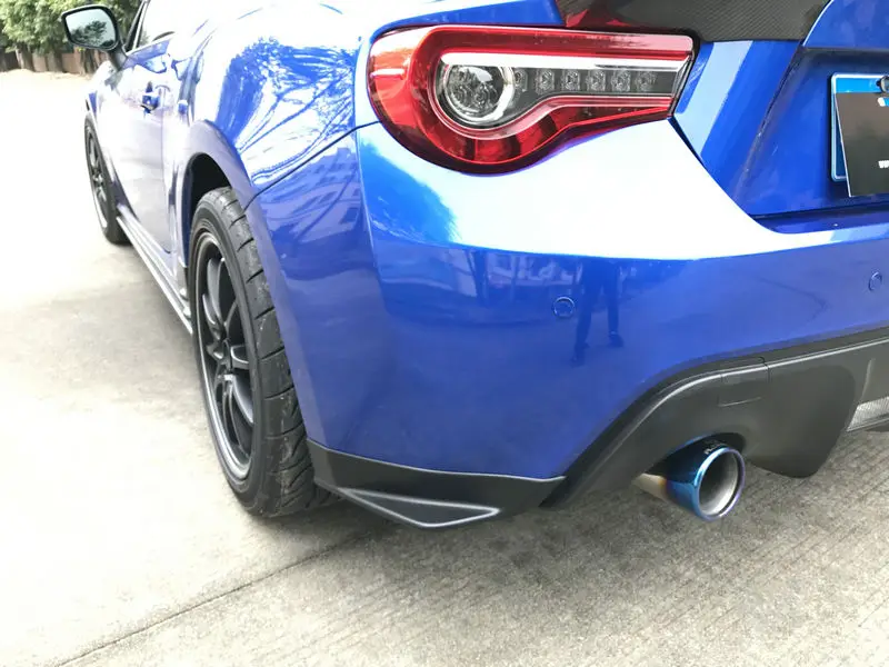 Автомобильные аксессуары STI стильное Стекловолокно Задний Spat FRP стекловолокно бампер расширение сплиттерная губа тюнинг отделка для 2011- FT86 BRZ