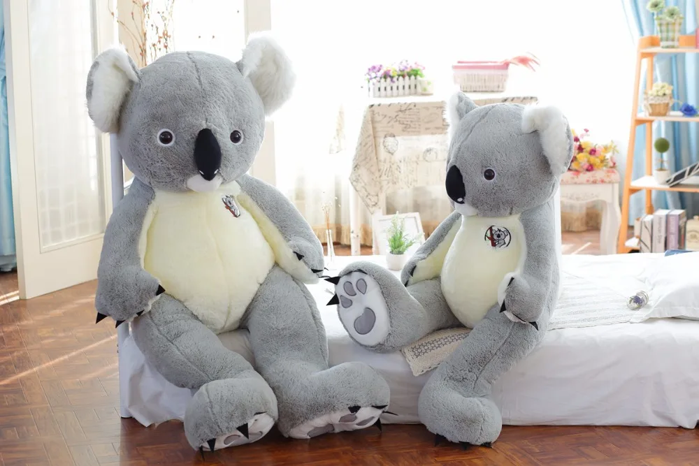 70cm 90cm New Arrived Koala Bear Soft Stuffed Koala Bear 's New Birthday Plush Doll Kid Toy